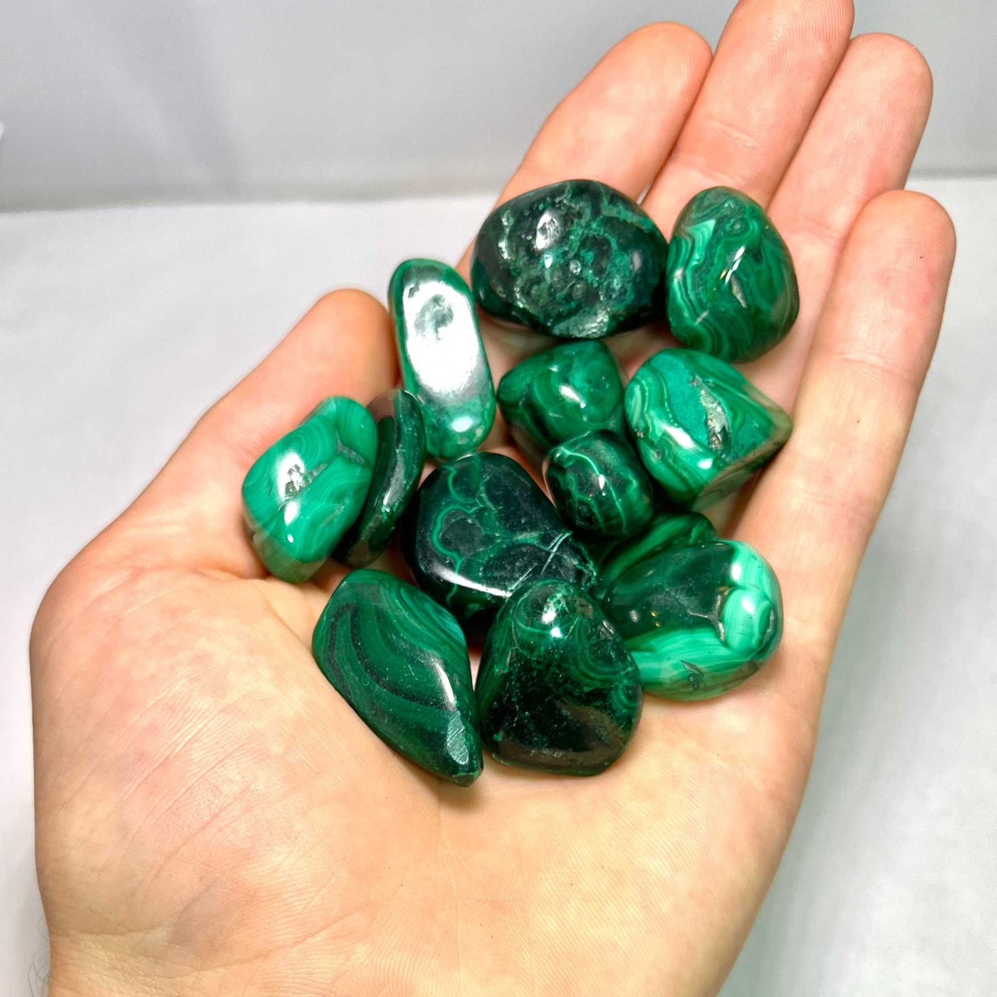 Malachite Tumbled Pocket Stone