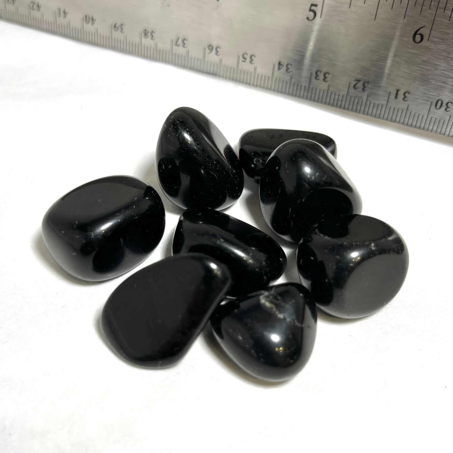 Black Obsidian Tumbled Pocket Stone