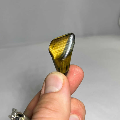 Tiger Eye Tumbled Pocket Stone