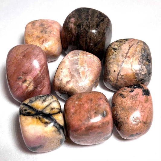 Rhodonite Tumbled Pocket Stone