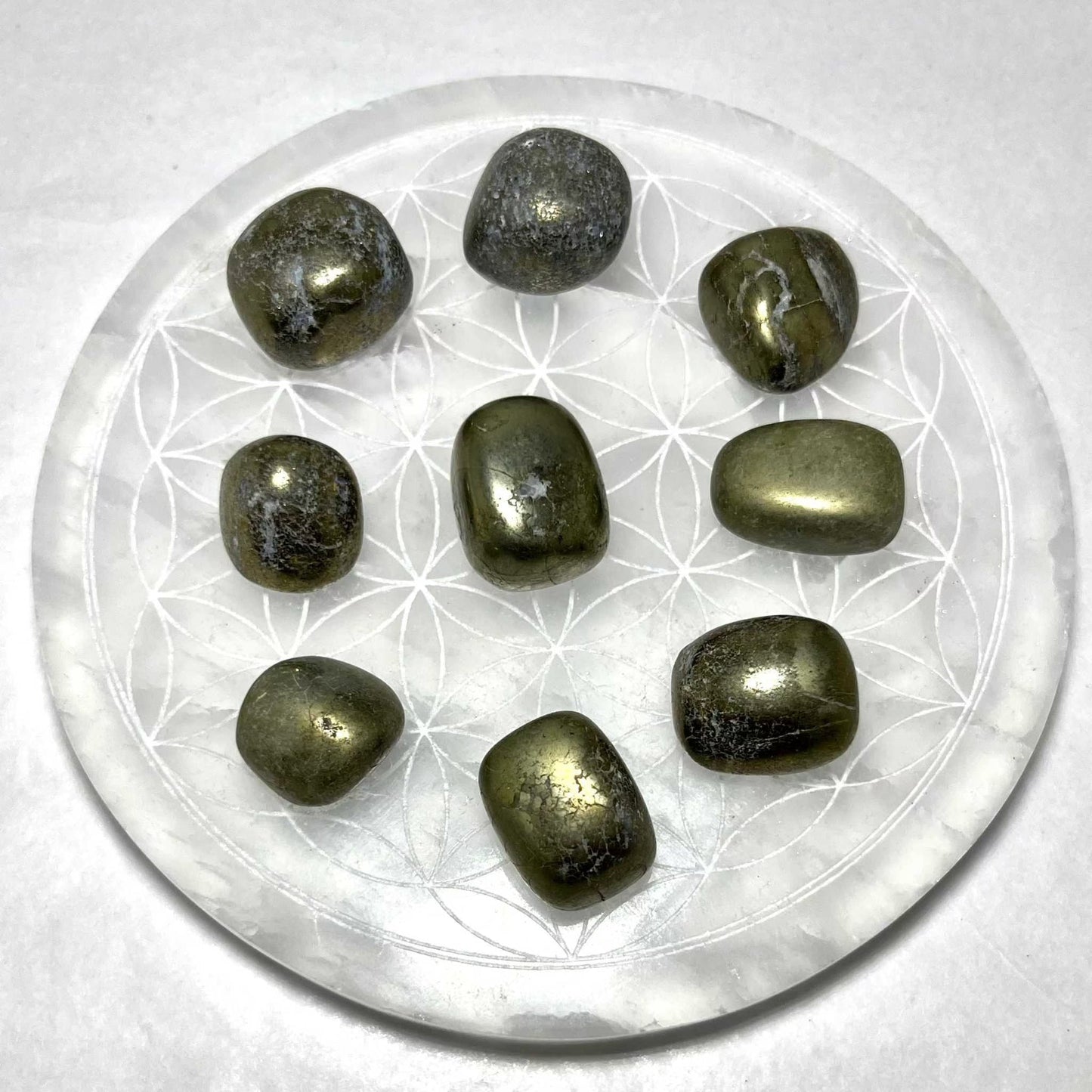 Pyrite Tumbled Stone