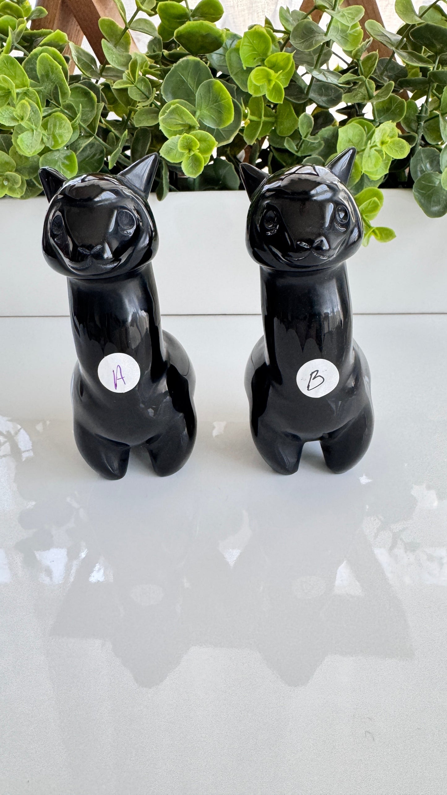 Large Obsidian Llama Alpaca, 4 Inch, Choose Your Favorite