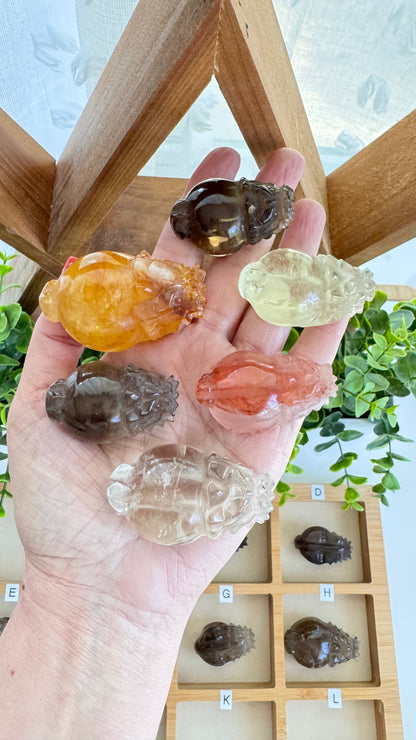 Lucky Dragon Turtle Crystal to Align with Your Purpose, Medium