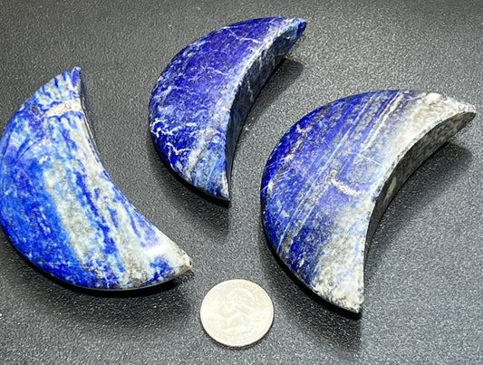 Lapis Lazuli Crescent Moon Gemstone 