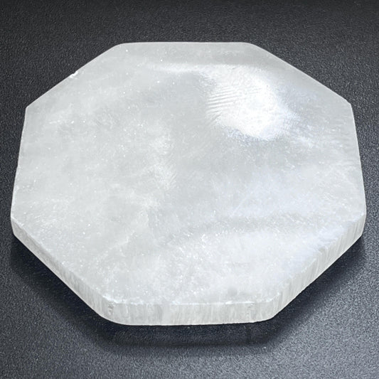 Large Selenite Crystal octagon plate