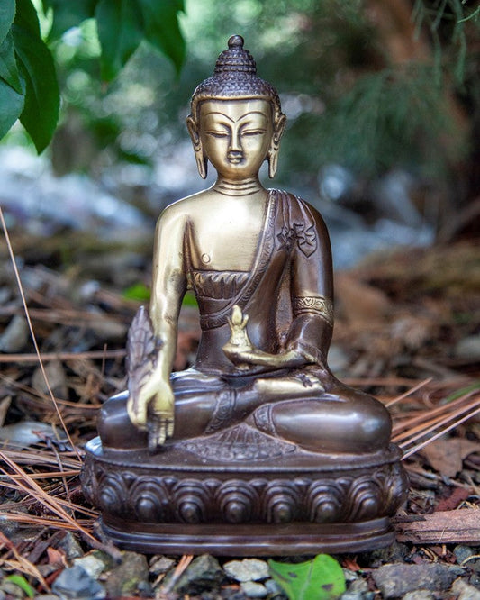 Medicine Buddha on Lotus