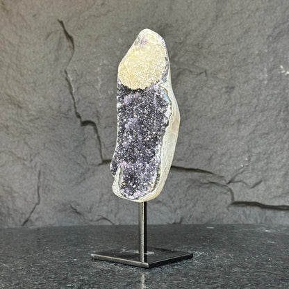 Natural amethyst geode galaxy crystal