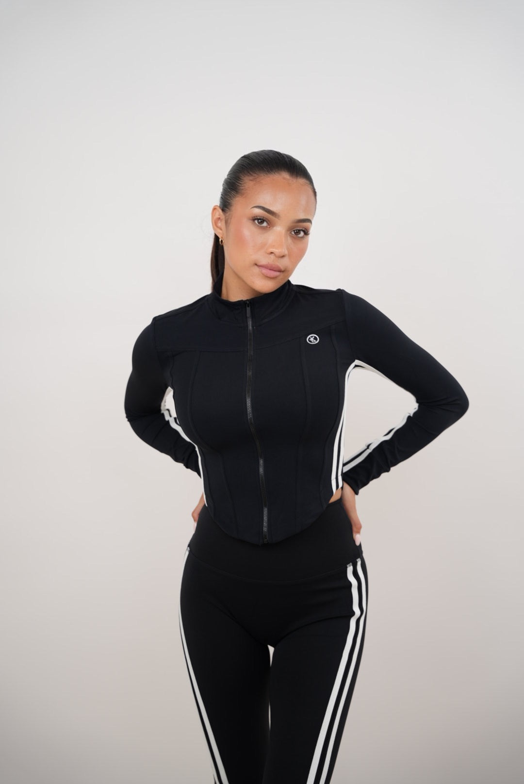 I Am Motivated Black Jacket - Fitness, Yoga