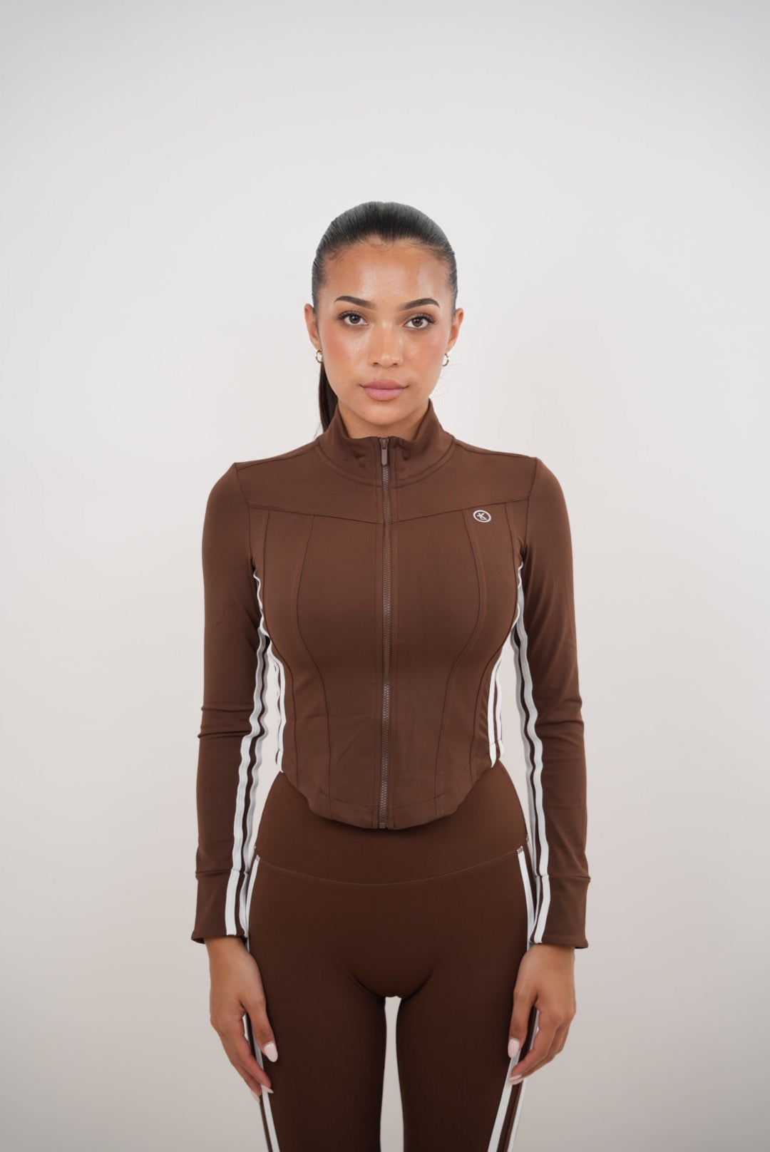 I Am Motivated Brown Jacket - Fitness, Yoga