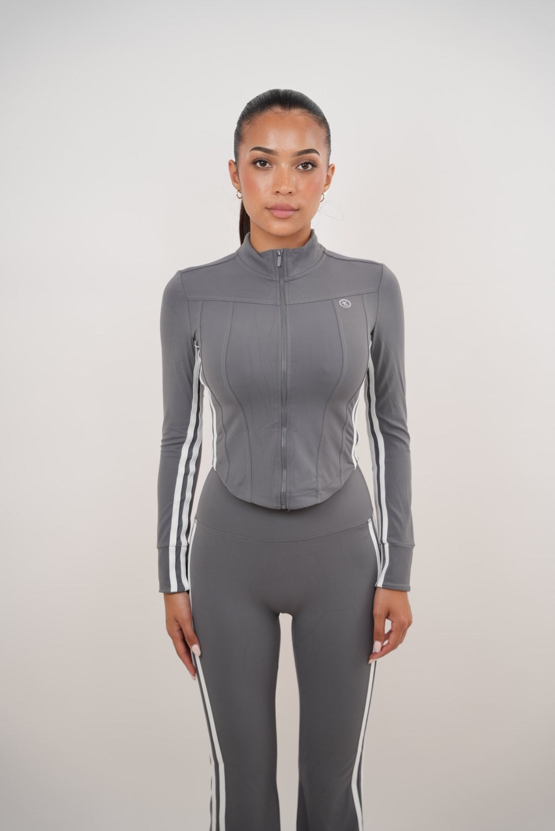 I Am Motivated Gray Jacket - Fitness, Yoga