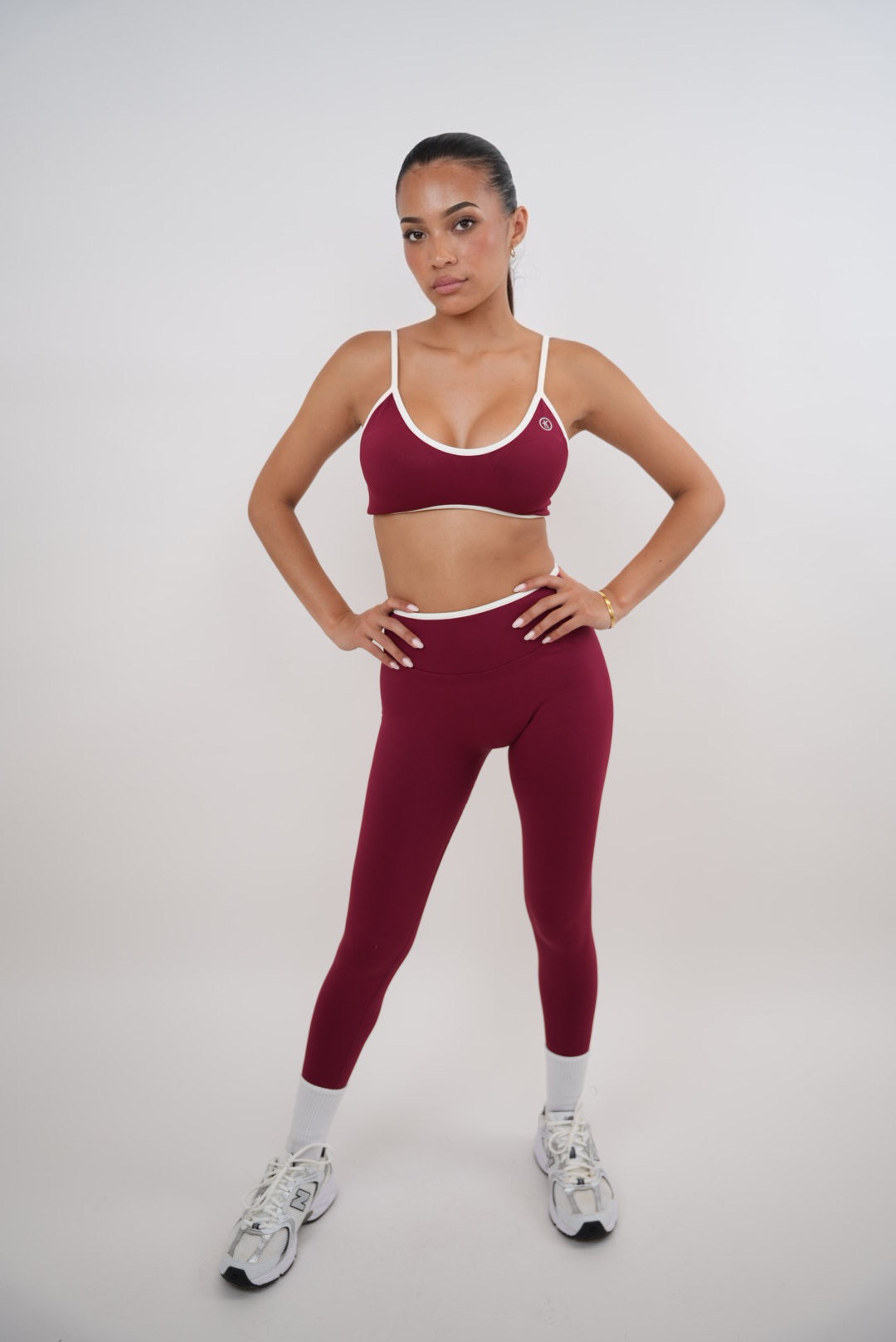 Passion is Power Red Legging - Fitness, Yoga