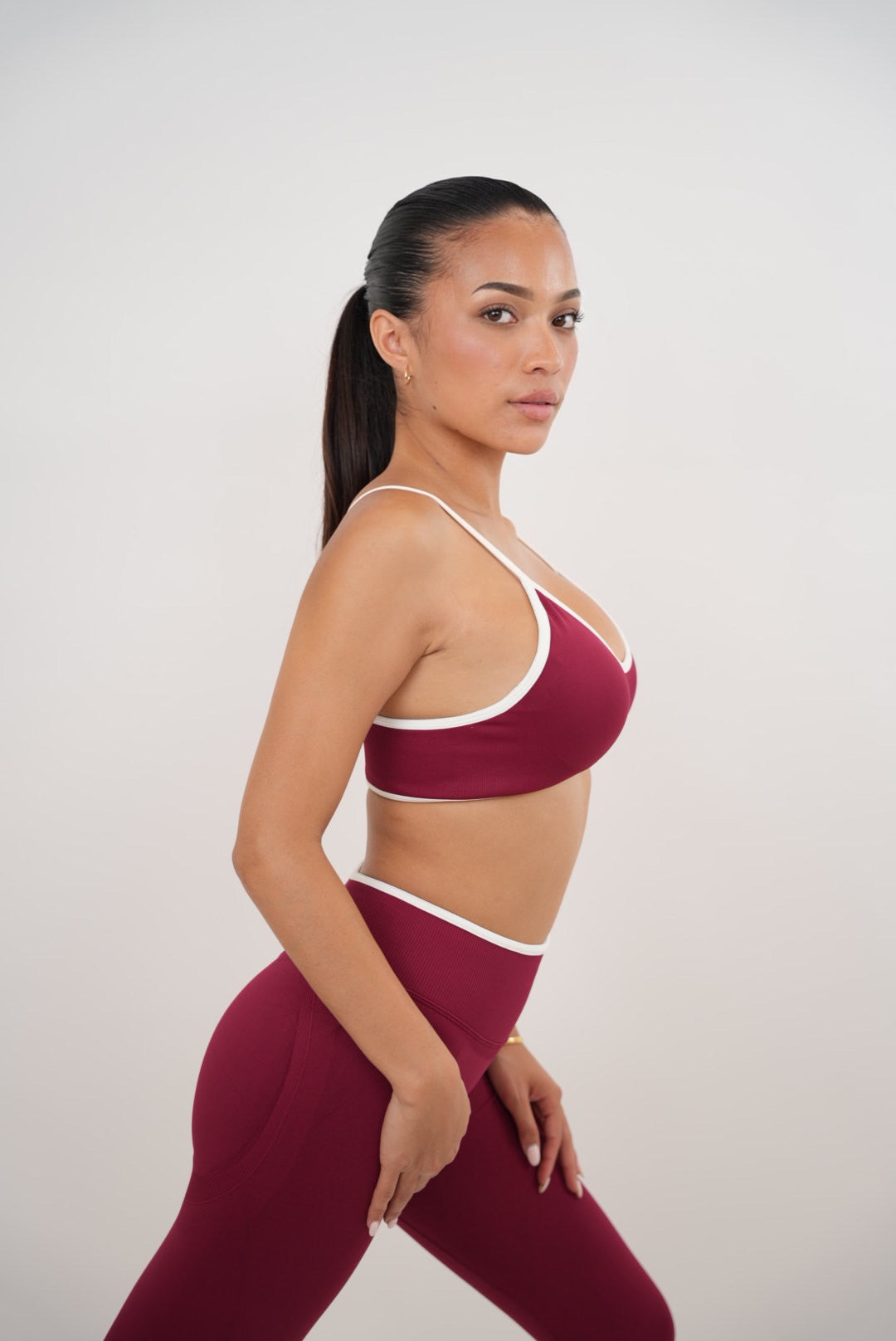 Passion is Power Red Sports Bra - Fitness, Yoga
