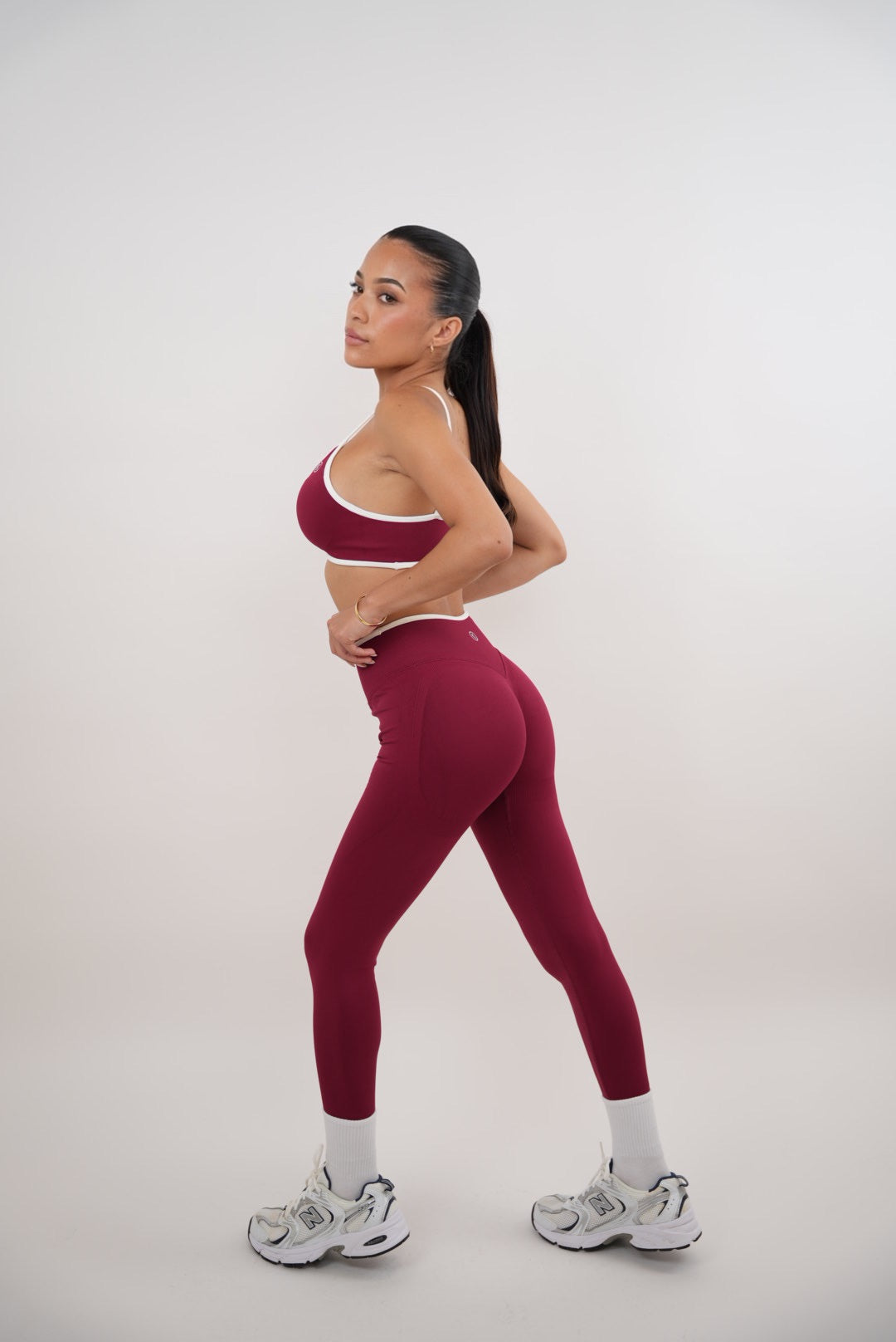 Passion is Power Red Legging - Fitness, Yoga