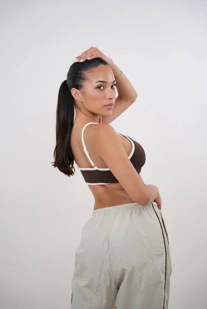 I Accept Change with Grace Beige Versatile Relaxed Fit Pant - Fitness, Yoga KIMITH BRAND