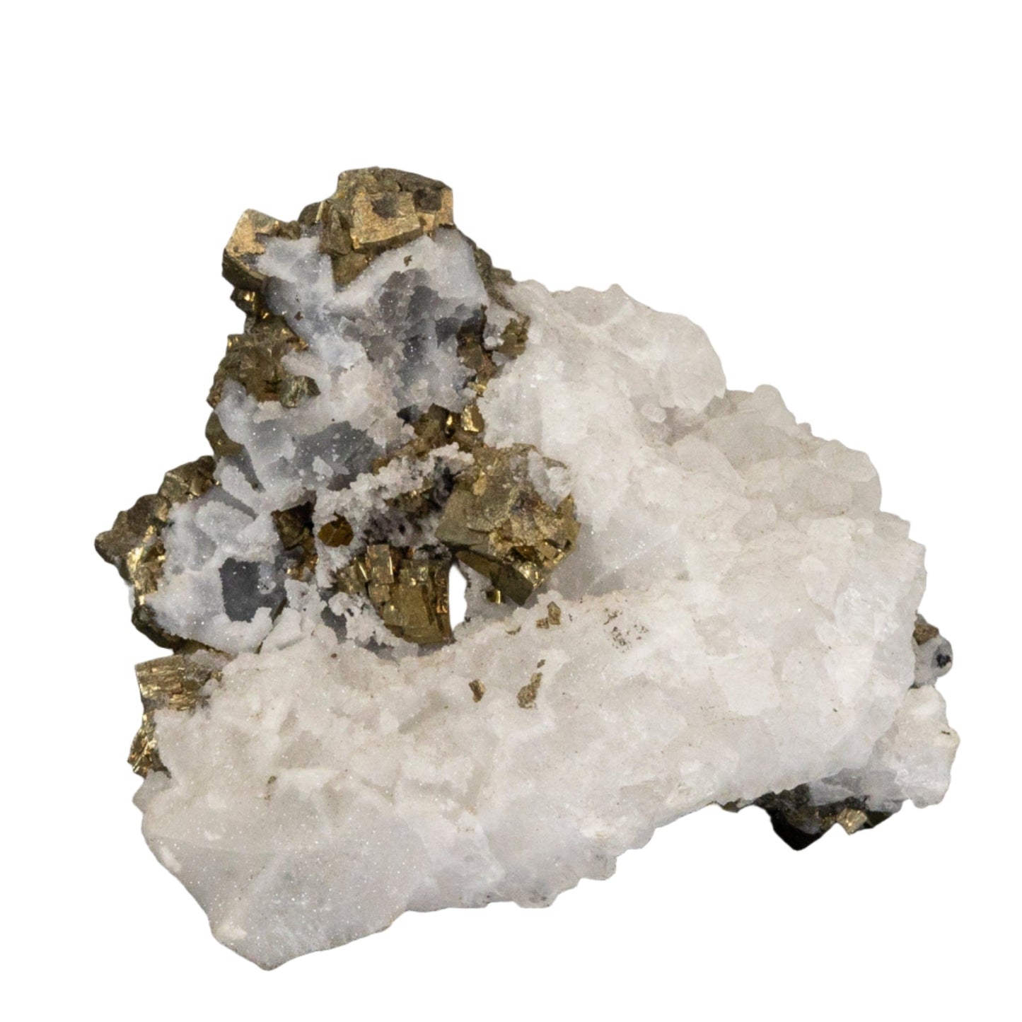 Quartz and Pyrite Cluster