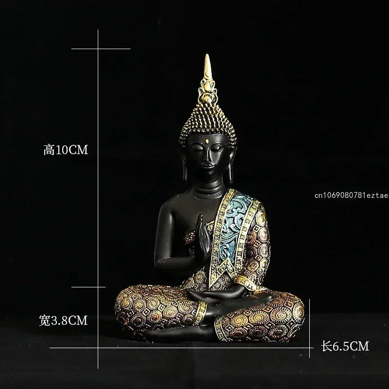 Large Handmade Green Buddha Statue - Meditation, Yoga Studio, Home Decor