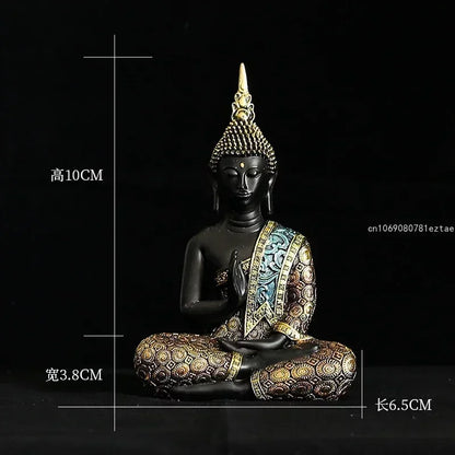 Large Handmade Green Buddha Statue - Meditation, Yoga Studio, Home Decor