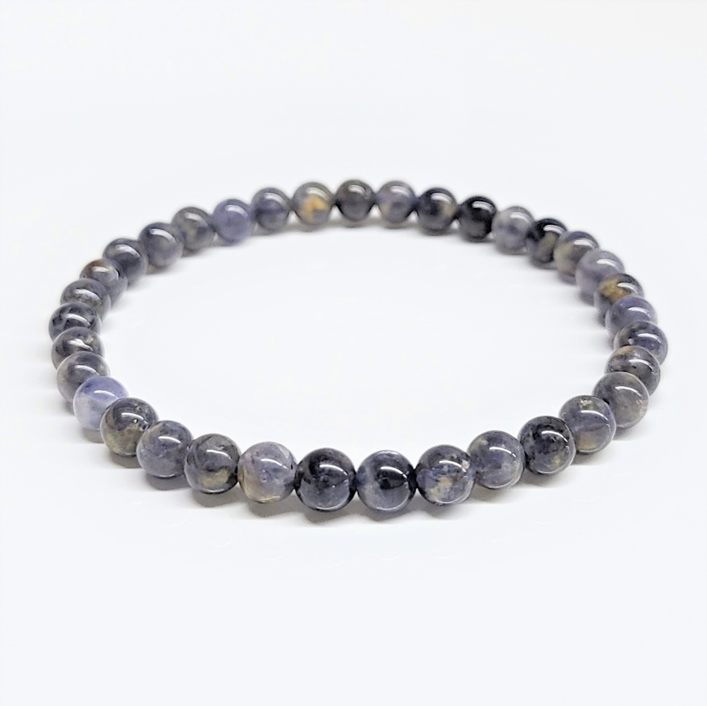 Iolite Round Bead Bracelet - Visionary Guidance