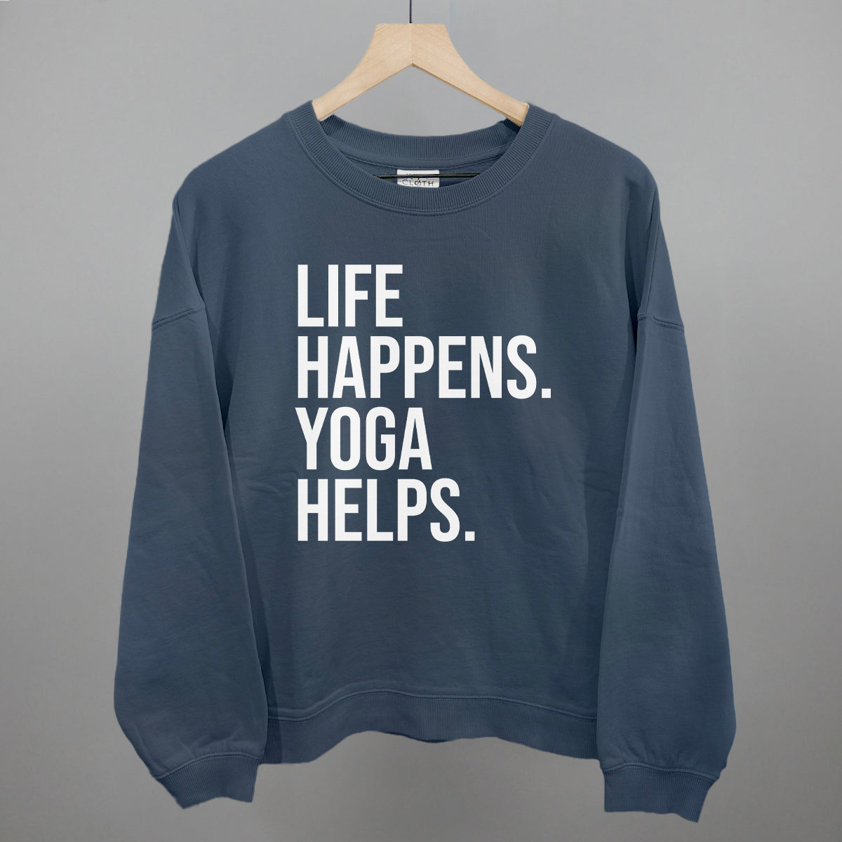 Life Happens Yoga Helps shirt
