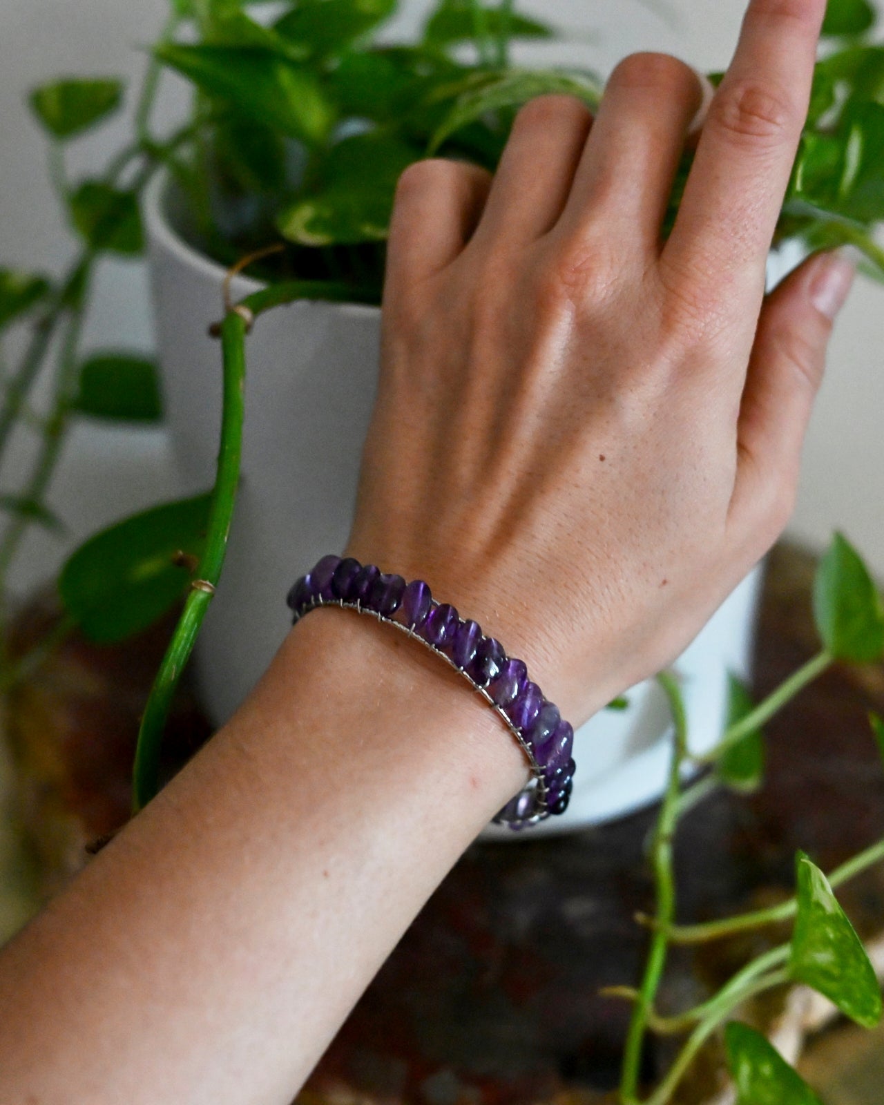 Amethyst Bangle - Ethereal Essentials