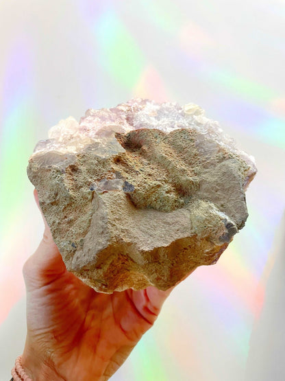 Amethyst Cluster w/ Calcite - Ethereal Essentials