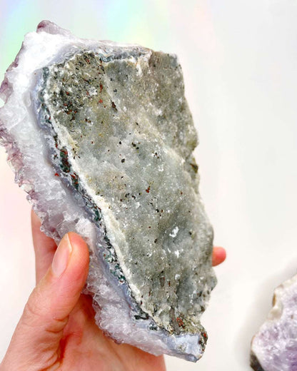 Amethyst Cluster w/ Calcite - Ethereal Essentials