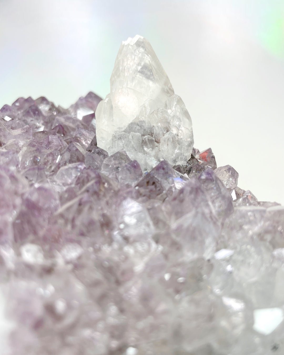 Amethyst Cluster w/ Calcite - Ethereal Essentials