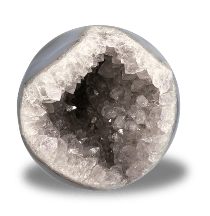 Amethyst Geode Agate Sphere - Ethereal Essentials