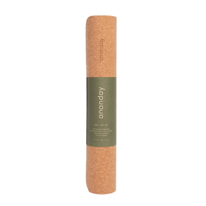 Ananday Cork Yoga Mat - Ethereal Essentials