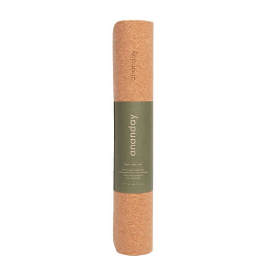 Ananday Cork Yoga Mat - Ethereal Essentials