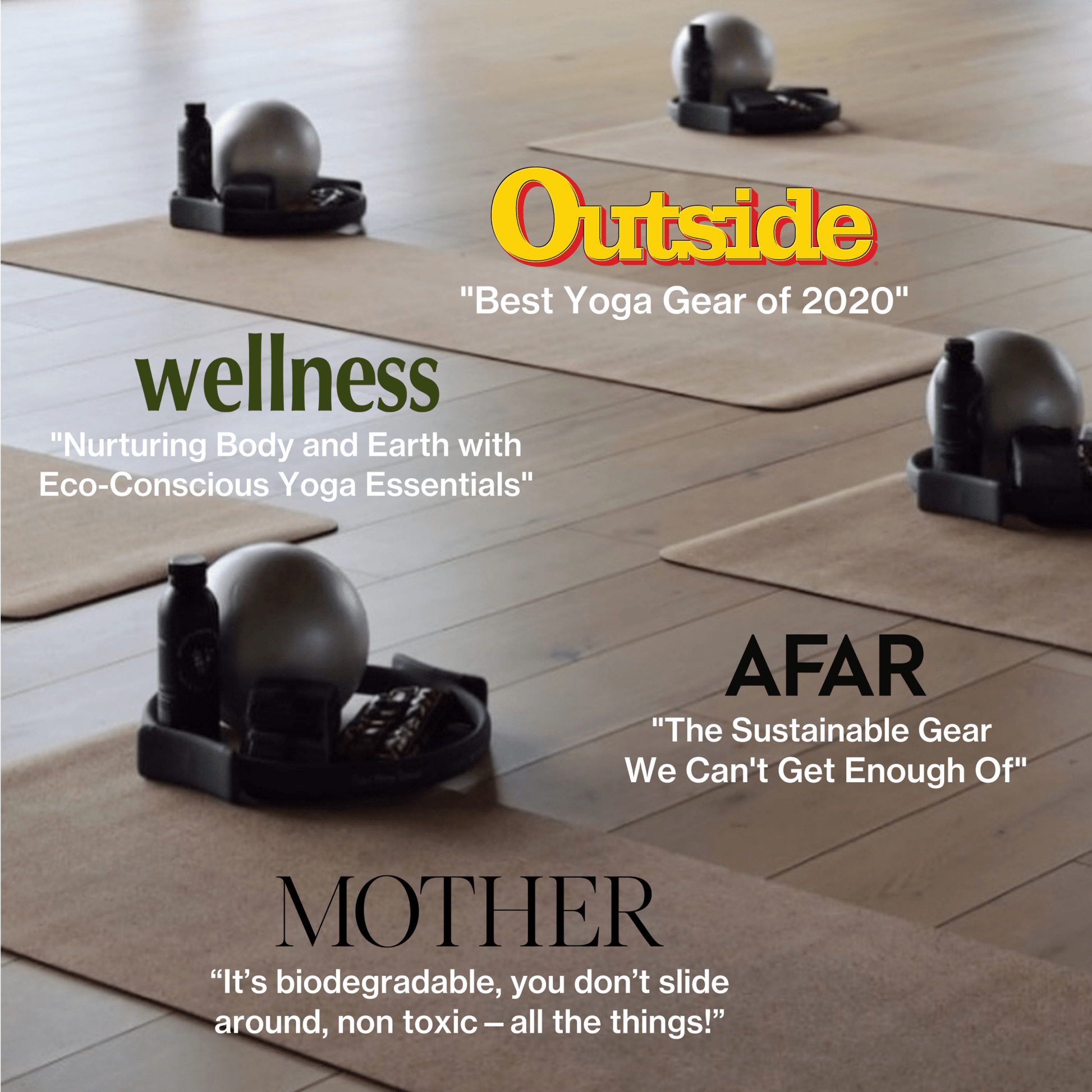 Ananday Cork Yoga Mat - Ethereal Essentials