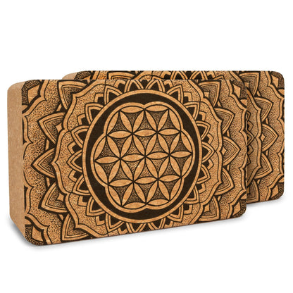 Artist Cork Yoga Block Set - Ethereal Essentials