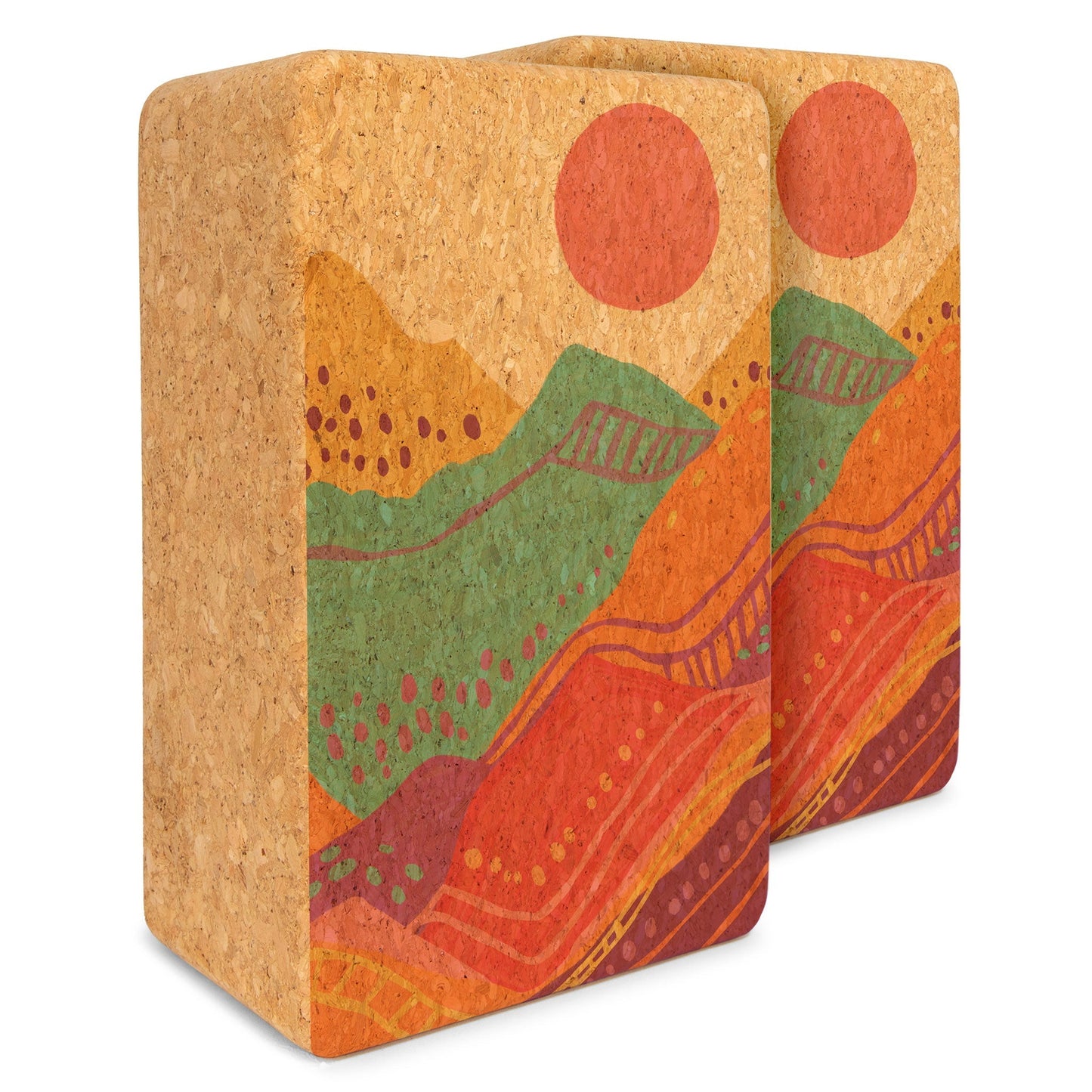 Artist Cork Yoga Block Set - Ethereal Essentials