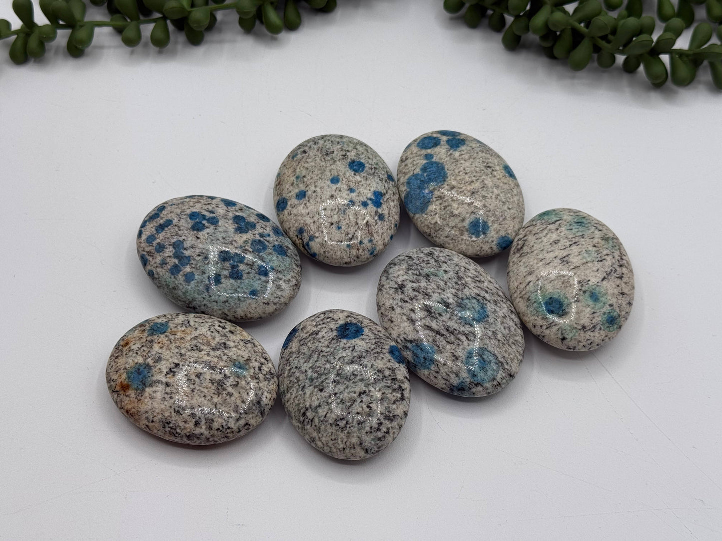 K2 Jasper Palm Stones Meraki Gemstones