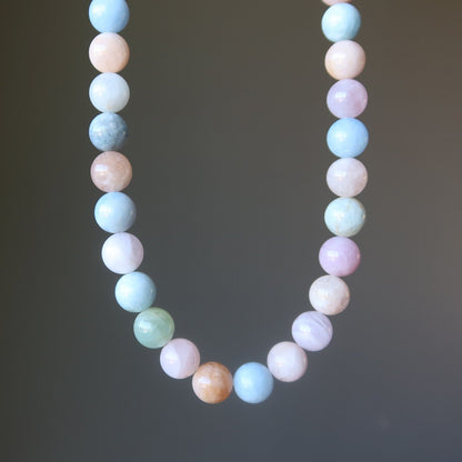 Beryl Necklace Aquamarine Morganite Heliodor