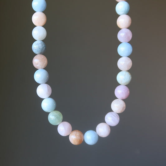 Beryl Necklace Aquamarine Morganite Heliodor