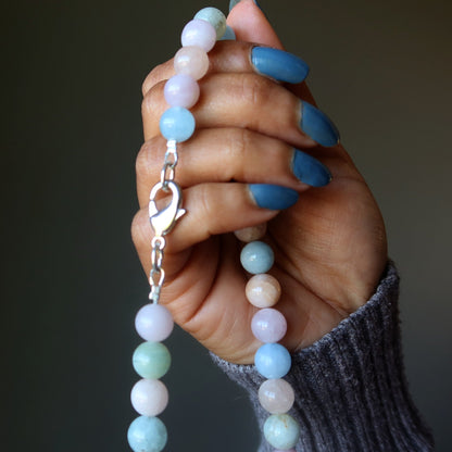 Beryl Necklace Aquamarine Morganite Heliodor