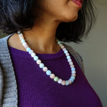 Beryl Necklace Aquamarine Morganite Heliodor