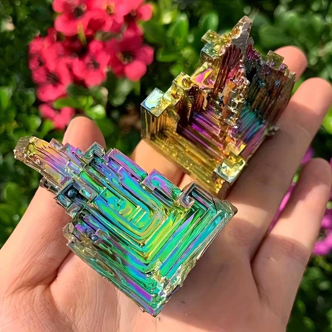 Bismuth Metal Freeform Castles Unique Shapes - Ethereal Essentials