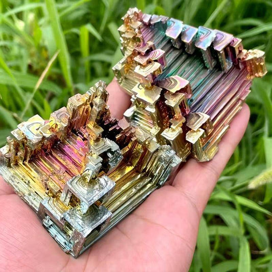 Bismuth Metal Freeform Castles Unique Shapes - Ethereal Essentials
