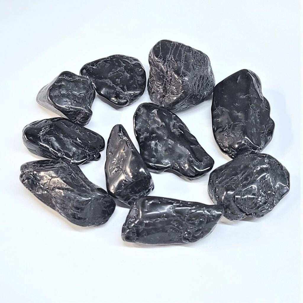 Black Tourmaline Tumbled Pocket Stone