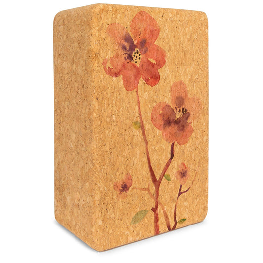 Blossom Cork Yoga Block - Ethereal Essentials