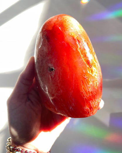 Carnelian Agate Freeform - Ethereal Essentials