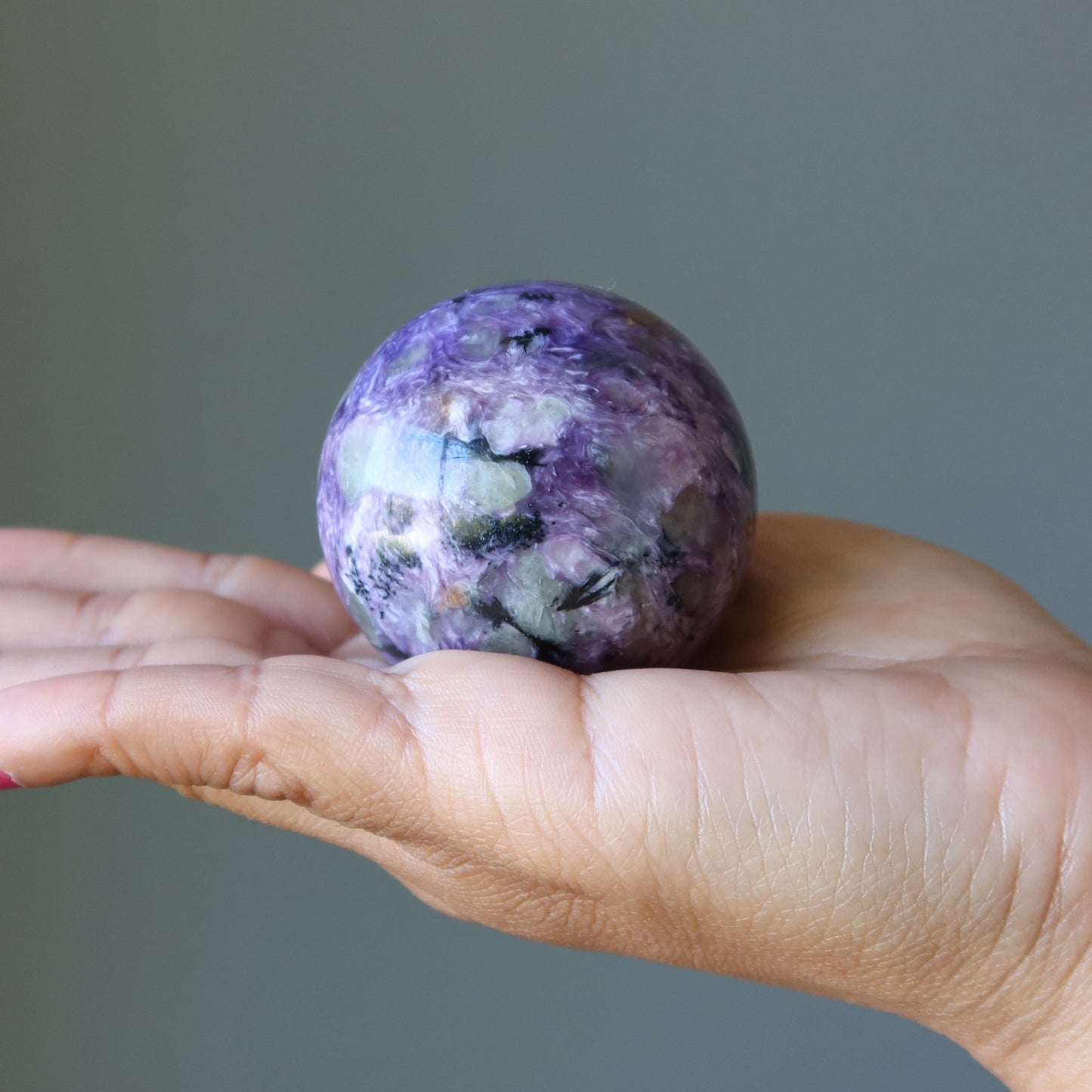 Charoite Sphere Purple Chariot Crystal Ball