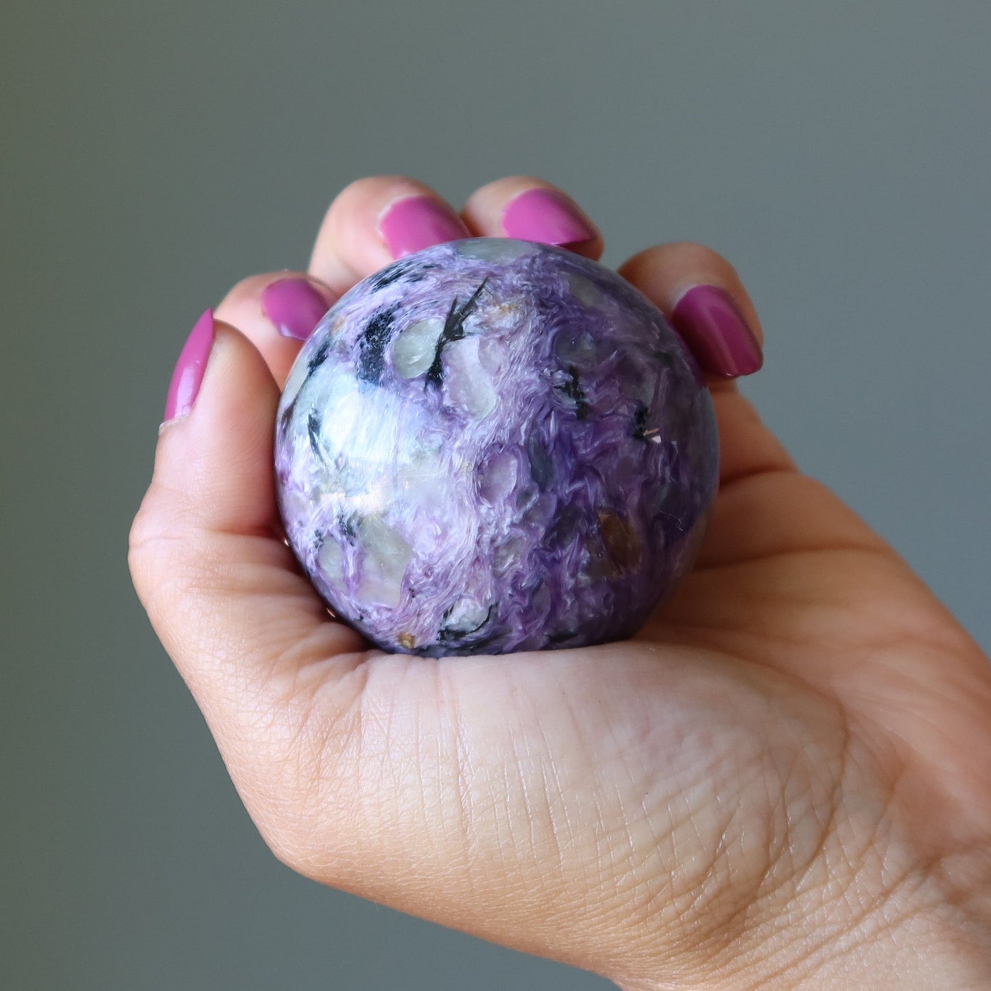 Charoite Sphere Purple Chariot Crystal Ball