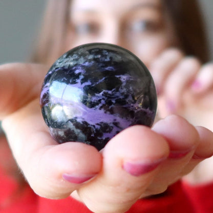 Charoite Sphere Purple Chariot Crystal Ball