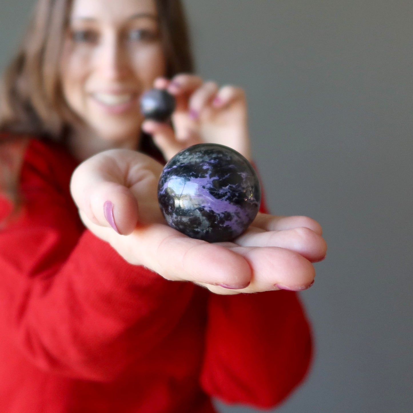 Charoite Sphere Purple Chariot Crystal Ball
