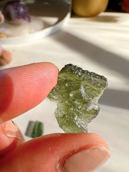 Chlum Moldavite 6 - AA - Ethereal Essentials