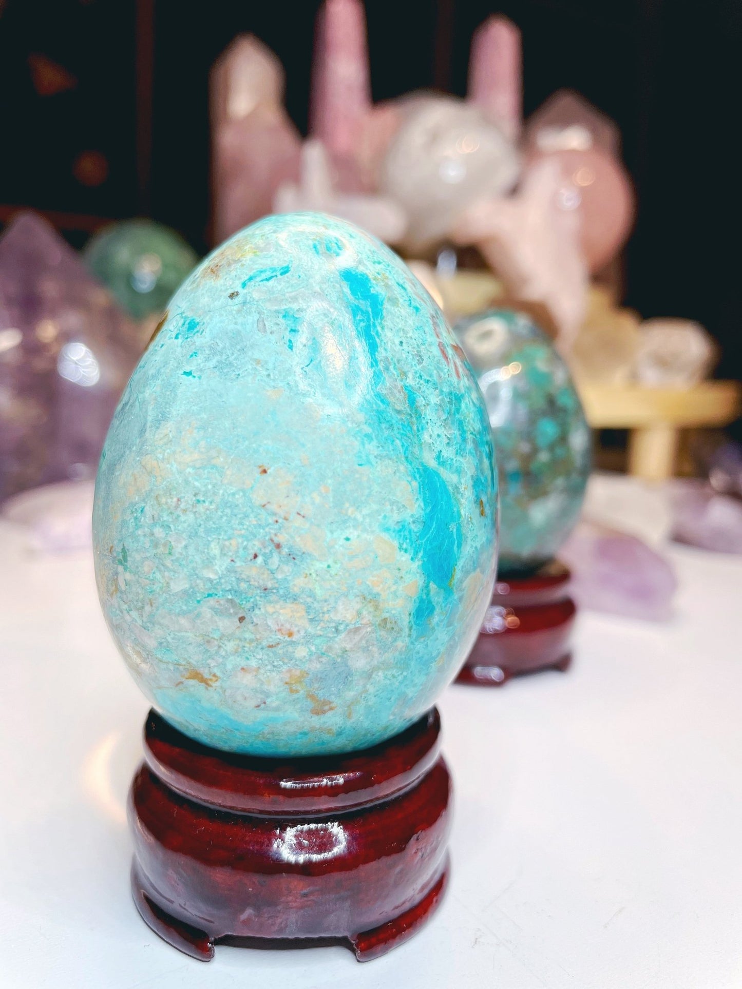 Chrysocolla Egg - Ethereal Essentials
