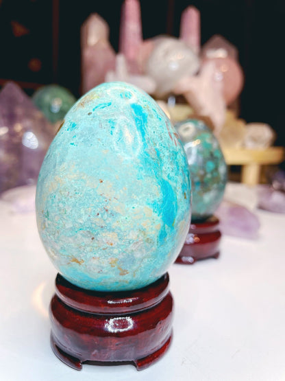 Chrysocolla Egg - Ethereal Essentials